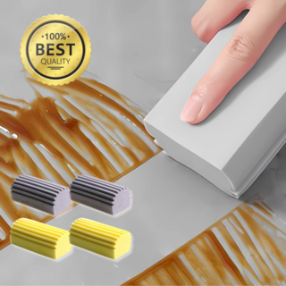 올위듀 물기제거 먼지제거 파워흡수 다용도 싹싹 스펀지 클리너, 노랑2+그레이2, 4개