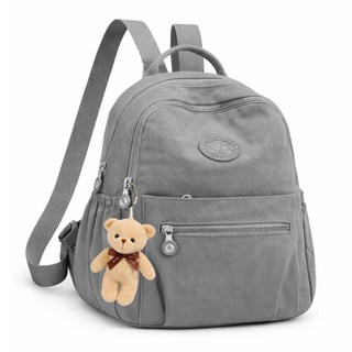 마켓제이영 곰돌이 키링포함 가벼운 데일리 백팩