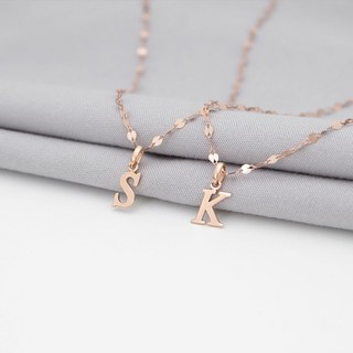 루키스톤 14k 어쿠스 이니셜목걸이 14k목걸이