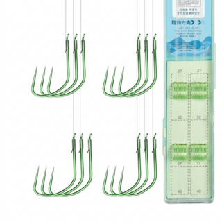 핫몰 대물 중층 내림 긴목줄 낚싯채비 묶음 낚시바늘, 1세트, 20개입