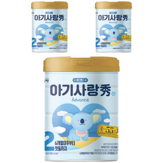 아기사랑수 어드밴스 분유 2단계, 750g, 12개