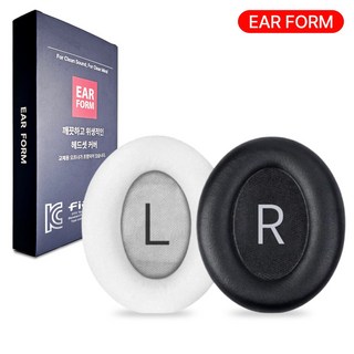 이어폼 보스 QC45 QC 호환 이어패드 헤드폰 커버, 블랙 (H061)