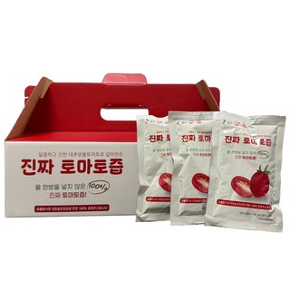 자연한모금 토마토즙 물 한 방울 넣지 않은 진짜 대추방울토마토즙 110ml 30포, 1개