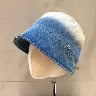 드에르 그라데이션 워싱 데님 버킷햇 벙거지 청 모자 2color