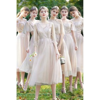 브라이덜샤워 원피스 이브닝 드레스 피로연 스몰웨딩