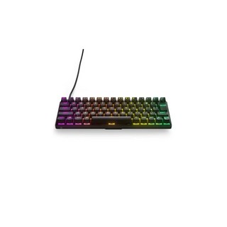 SteelSeries Apex 9 Mini JP 유선 게이밍 키보드 미니 사이즈 일본어 배열 0.2ms 응답 시간 OptiPoint 광학 스위치 블랙