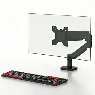 螢幕支架 17-32吋可旋轉升降伸縮懸浮螢幕架 機械臂 電腦螢幕架, 1個, 升級款螢幕支架（超取限1個）, 黑色