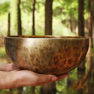 頌缽鼓 晨鐘暮鼓 靜心釋壓 療癒系樂器 冥想放鬆 瑜珈練習, 1個, 尺吋