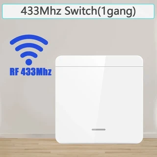 16A/20A Tuya WiFi 스마트 스위치 RF 433MHz Gang 무선 벽 홈 LED 램프 용 Alexa Google Assistant와 함께, 15 Only 1 Gang