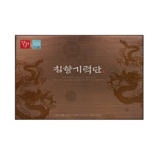 정원삼 침향기력단 60환 1박스 쇼핑백 증정, 225g, 1개