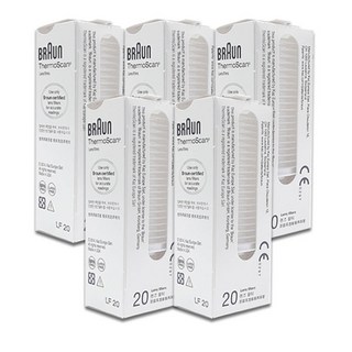 브라운 써모스캔 프로브 커버 LF20/귀체온계 렌즈필터, 5개