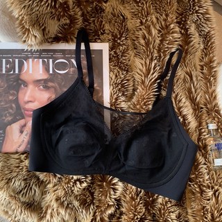 【大胸顯小】法式文胸 蕾絲文胸 無鋼圈內衣 收副乳 性感薄款 聚攏防下垂 純欲風 25年新款 舒適無痕