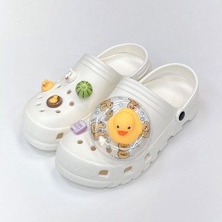 Material瑪特麗歐 鞋扣 黃色小鴨造型DIY鞋扣組 S7011, 1個, 黃色