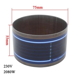 식기 세척기 가열 요소 플레이트 순간 온수 및 디펜서 히트 파이프 두꺼운 필름 히터 직경 75mm 230V 2080W, 01 75x55MM