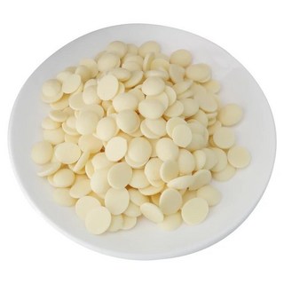 比利時進口可可脂白色顆粒無糖巧克力 烘焙專用, 1個, 250g