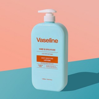 바세린 딥 모이스처 바디로션 1000ml /대용량 건조한피부용 고보습, 1개, 1L