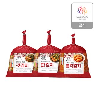 (m)종가 갓1kg+파1kg+총각김치850g, 1개, 2.85kg