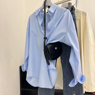 廷選 韓系襯衫 2025新款・設計感・舒適修身・極簡風格・女生上衣