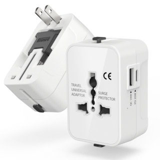 굿밸류 올포트 초고속 충전 해외 여행용 플러그 멀티어댑터 GaN PD20W HHT202A, 1개