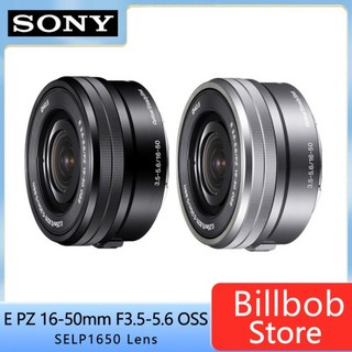 소니 16-50 렌즈 E PZ 16-50mm F3.5-5.6 OSS 렌즈(SELP1650) 소니 NEX-5N 5R 5T A5000 A5100 A6000 A6300 A, 01 E 마운트, 01 brand new silver, 1개