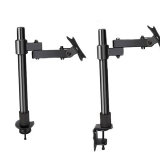 루체트리 모니터암 각도조절 높이조절 모니터거치대 스탠드 받침 싱글, A001 원형타공