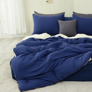 스무디 무소음 알러지케어 먼지없는 에어워싱 차렵이불 침구세트 SS/Q