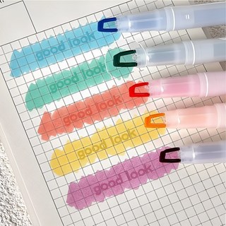 더블헤드 형광펜 5종 세트 컬러 선택형 감성 문구 다꾸펜, 캔디컬러