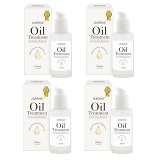 婕樂纖 JEROSSE® 小白瓶-全效賦活絲絨身體精華油 深層滋養、提升彈性、改善暗沉 打造絲滑美肌, 100g, 4個