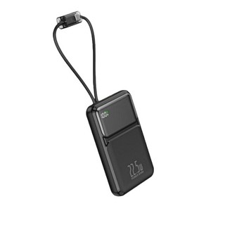QUICK FIT 기내반입 고속충전 보조배터리 잔량표시 대용량 20000mAh, 블랙, 1개