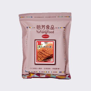 裕芳食品黑胡椒杏仁肉乾(薄) 香脆可口獨立包裝，聚會休閒零食首選，獨特薄片肉乾。, 1個, 80g