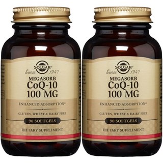 SOLGAR MAGASORB輔酶Q-10無糖軟膠囊 100mg, 90顆, 2罐