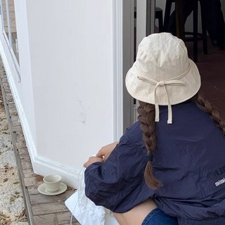 업홀드 바스락 여성 버킷햇 턱끈 햇빛차단 시원한 여름 벙거지모자