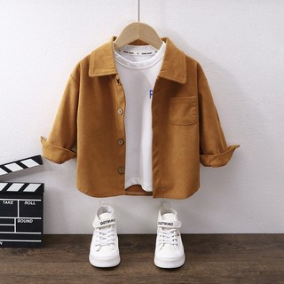 90-150CM兒童薄外套秋款兒童外套男童長袖襯衫男童外套