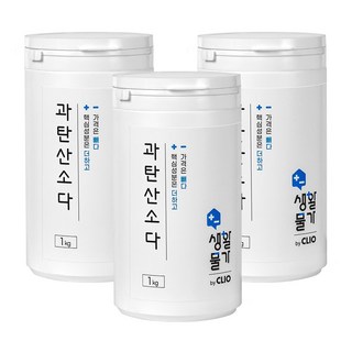 크리오 생활물가 과탄산소다 세탁표백 1kg 3개