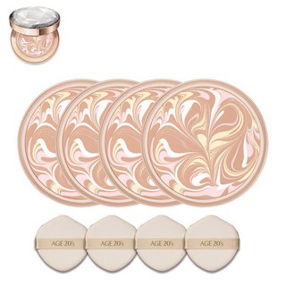 AGE20S 에이지20S 최신상 에센스 커버팩트 다이아 에디션 아이디 ID 리필4개, 4개