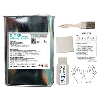 세원화성 포리스타 R235 FRP 수지 1kg 보수 세트, 1개