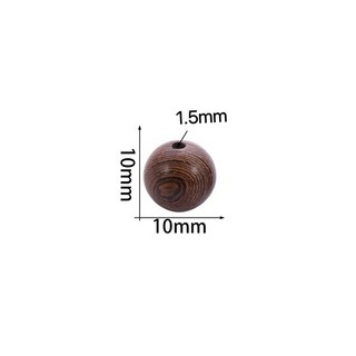 雞翅木木珠 DIY散珠 10mm - 手工藝材料 飾品配件, 1個, 10mm（一顆的價）