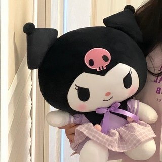 瀾錦書捨 香芋紫 庫洛米 毛絨玩具 女生玩偶 陪睡抱枕 可愛布娃娃 兒童生日禮物, 1個, 【源頭庫洛米】50厘米