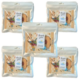 카피바라 (미니수첩 + 미니4색볼펜) 선물 세트, 5세트, 단일