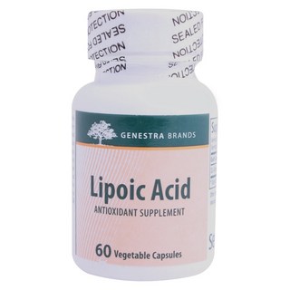 GENESTRA BRANDS 硫辛酸植物膠囊, 60顆, 1罐