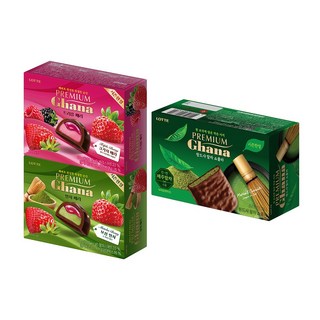 시즌한정 프리미엄 가나 3종 말차 베리 초콜릿+트리플베리 초콜릿+랑드샤 말차 쇼콜라 쿠키, 1세트, 227g