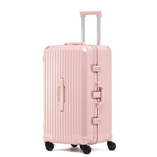 超輕鋁框胖胖行李箱 30吋 櫻花粉