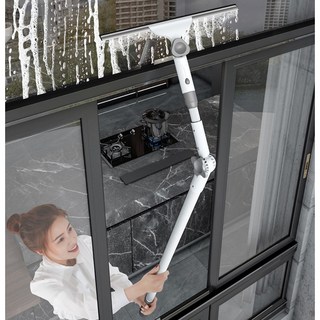 커브형 고층 양면 유리창청소 베란다 바깥 유리닦이 창문청소도구, 옵션1, 1개