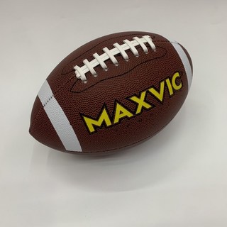 橄欖球 美式足球 美式橄欖球成人標準比賽訓練3/6/9號兒童青少年腰旂練習運動, 9號經典棕色mx, 1個