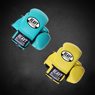 [헤비히터] 컨텐더 벨크로 복싱글러브 H3, 라이트옐로우_H3-LY