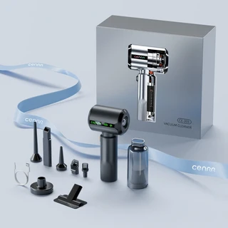 에어건청소기 차량용 무선 진공 핸디 강력 미니 자동차 가정용 CENRR 신형 배터리 잔량 표시 차량용 진공, 01 CHINA, 05 Black