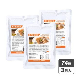 快饗食刻 栗子香菇燒雞, 350g, 3包