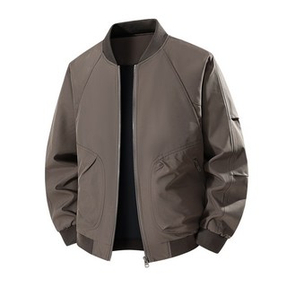 棒球領飛行員夾克 純色大碼男女款夾克 春秋季休閒百搭上衣