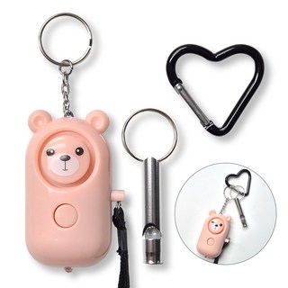 골든캣 호신용 경보기 미니 호루라기 세트, 샤이닝 핑크