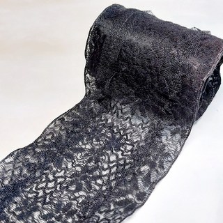 70mm 와이드 러블리 레이스 더블 프릴 쉬폰 망사 멀티 레이어 리본 시리즈